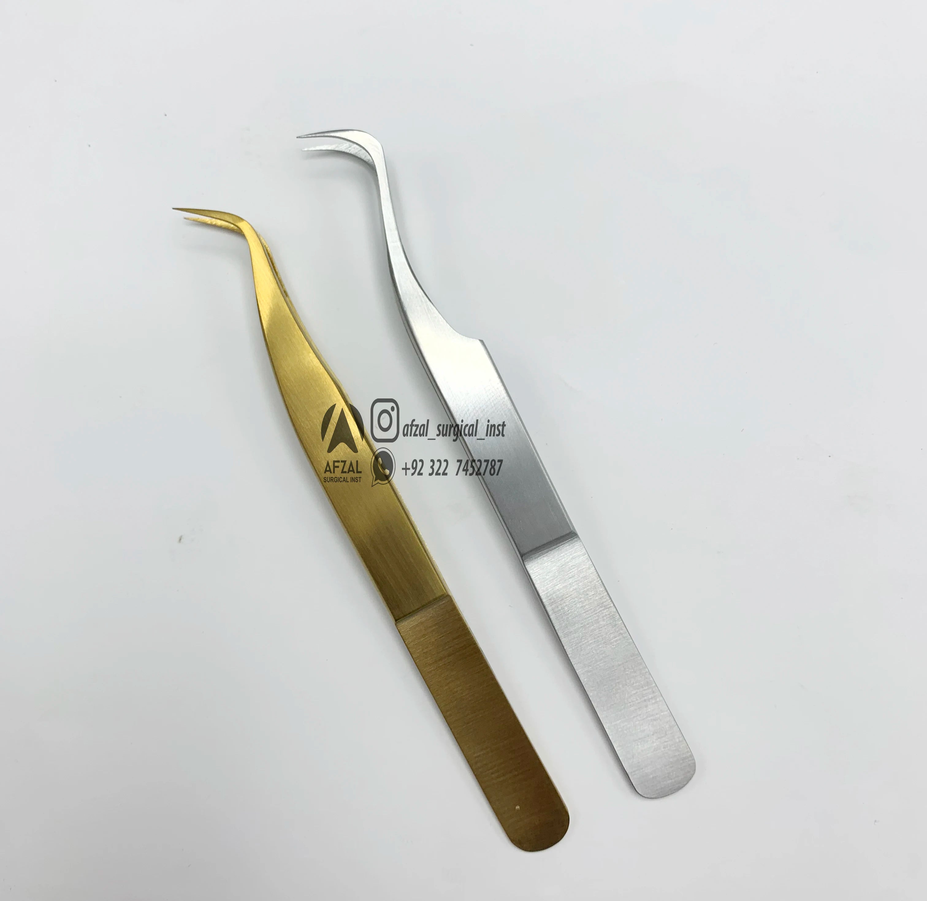 Strong Stainless Steel Anti-Static Durable Precision Eyelash Eyebrow Tweezers Universal Style Gold Fiber Grip Sustainable Lash