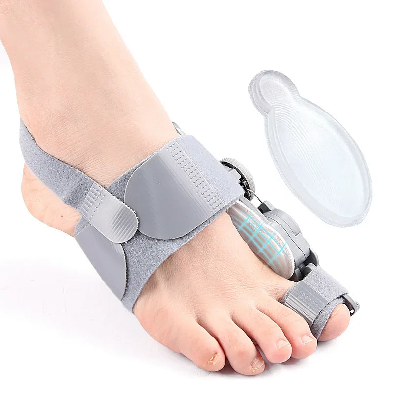Bunion Corrector Toe Straightener With Anti-Slip Heel Strap Fits Left & Right Feet Bunion Splint