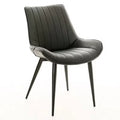 Dining Chair Comfortable Waterproof PU Leather Metal Legs Modern Design Dining Chairs
