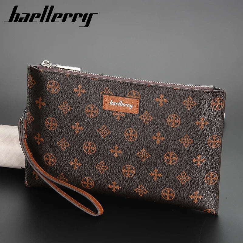Baeellerry Handbag New European and American Printed Large Capacity Handbag Clover Envelope Bag
