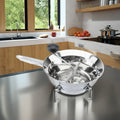 Tomatto Eco Stainless Steel AISI304 18/10 20cm Mirror Polished Folding Mill Kitchen Utensils Dishwasher Safe Garlic Home
