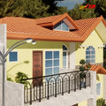 Modern Wrought Iron Balcony Railing Eco-Friendly Design for Villa Porch or Urban Home