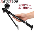 BUCKLOS 400PSI Bicycle Air Pump 300PSI High Pressure Bike Air Fork Pump 20/27.5 Bicycle Rear Shock Inflator Bicycle Accessories