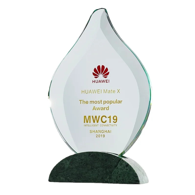 New Arrival Drop Design Sport Cup Trophy Crystal Championship Trophy Manufacturer