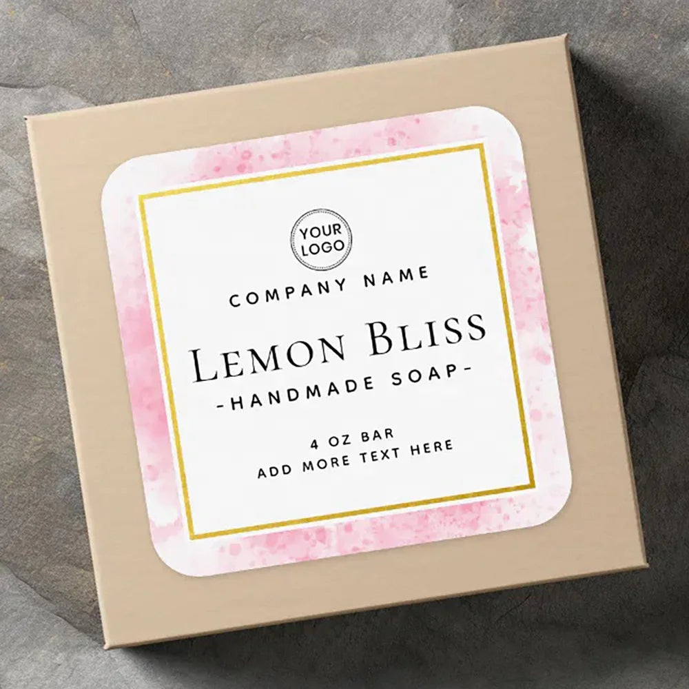 Soap Bar Label Templates Soap Washing Product Label Design DIY Vertical Soap Label Design