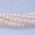 4A Grade Near Round Natural Freshwater Pearl Loose Beads for Jewelry Making Necklace Earrings