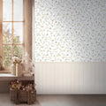 Germany Photo Wallpaper Murals Non Woven Vinyl Floral Cream Pink Bedroom Mall Hospital Bulk 2.80x1.59m Highly Wash-Resistant