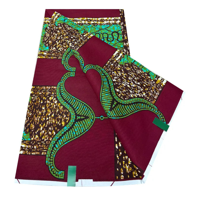 17 Years Factory Quality 100% Cotton African Wax Printed Fabric Dutch Real for Hollandais Batik Pattern Wax for Shirts Bags