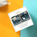 Tianhui White Metal Box Square Cans Empty Elk Candy Box
