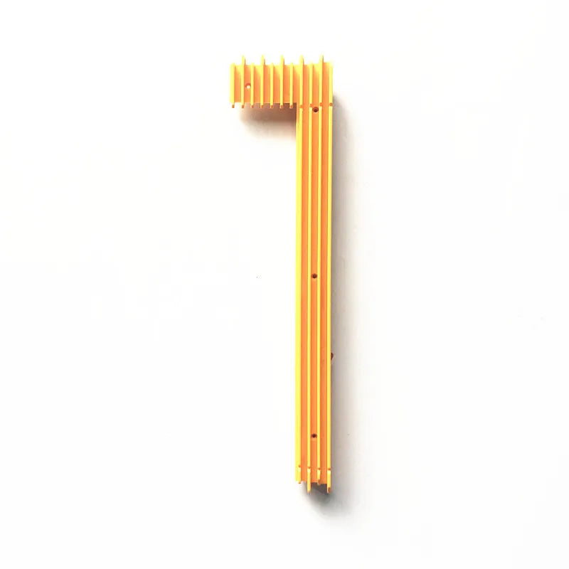 0129CAB001 Bimore Escalator Step Demarcation Center Yellow Plastic Strip