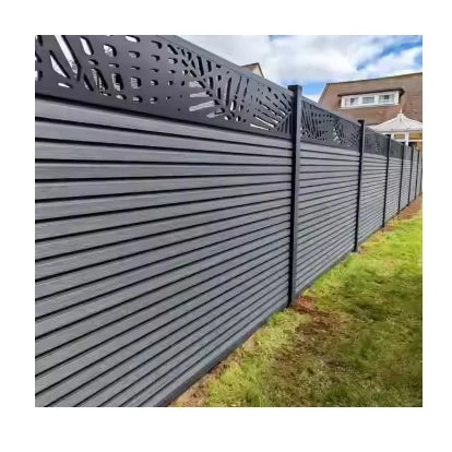 Premium WPC Fencing Panel Square Design Waterproof Anti-Slip Trellis Outdoor Decking Accessories