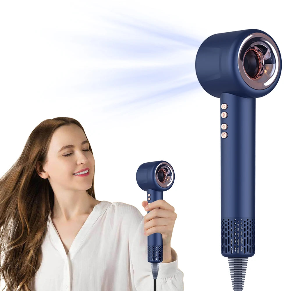 Professional 2000w High-Speed Ionic Hair Dryer Fast Blow Dryer 110000rpm Brush Styler Hot Tools Secadora De Cabello for Travel