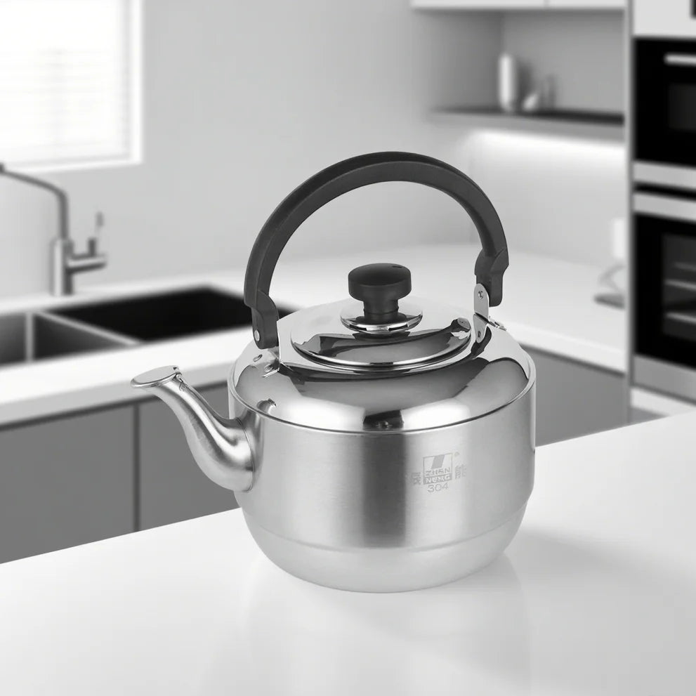 ZHENNENG Modern Design 6L Stainless Steel Kettle Portable Boiling Water Kettle Bakelite Handle Heightened Thickened Kitchen Tool