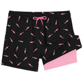 SK Wholesale Custom Animal/Dot Digital Print Front Quick Dry Breathable Drawstring Elastic Waist Loose Fit Men's Summer Gym Swim