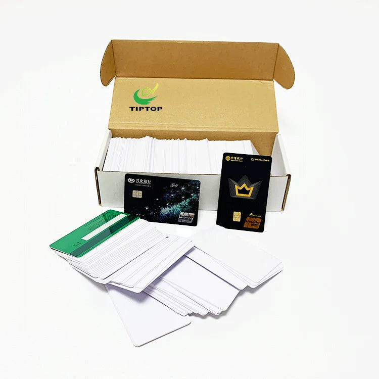Tiptop Wholesale PVC RFID Card Printable Inkjet Printable RFID NFC Card Inkjet PVC Cards With NFC Chip
