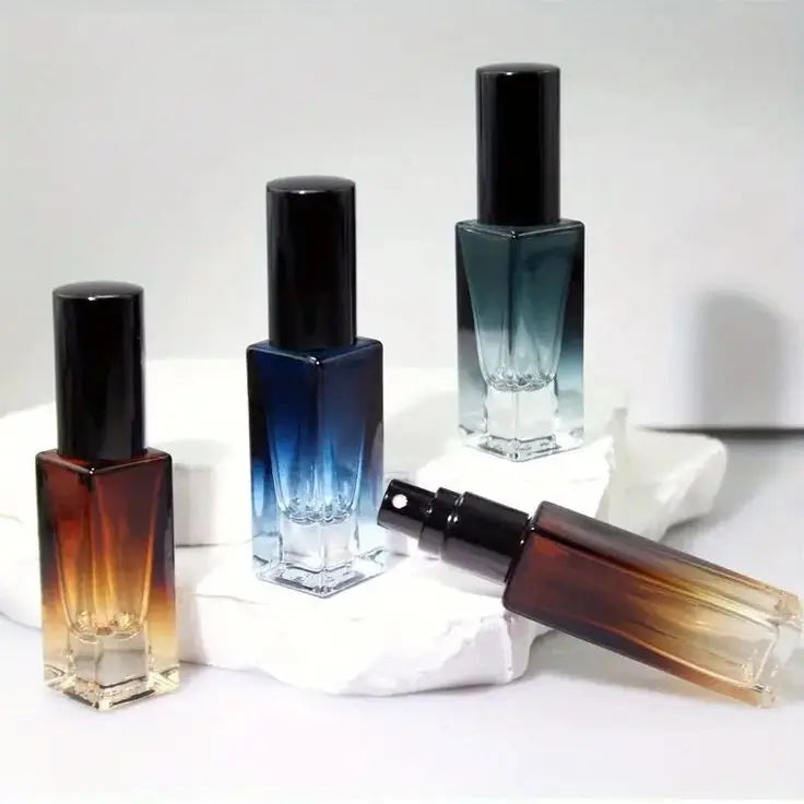 2ml/5ml/10ml Customized Square Perfume Sample Set Wholesale Empty Perfume Glass Bottles With Customized Box