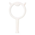 Large Single-Sided Cosmetic Handheld Makeup Mirror with Cute Cartoon Handle Portable Travel Mirror