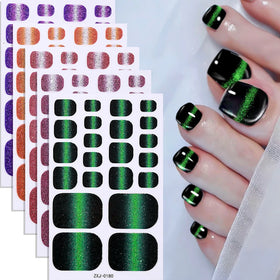 Custom Nail Wraps Sticker Non-toxic Long-lasting Printing Paper Exquisite Toenail Wraps Stickers