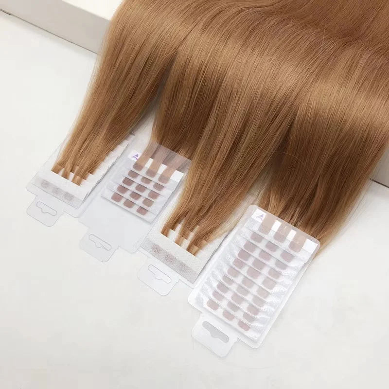 V Light Glue Hair Extensions 20 Inch Easy Installation Hair Glue Wholesale Manufacturer Bottom Price Remy Hair Grade Chinese