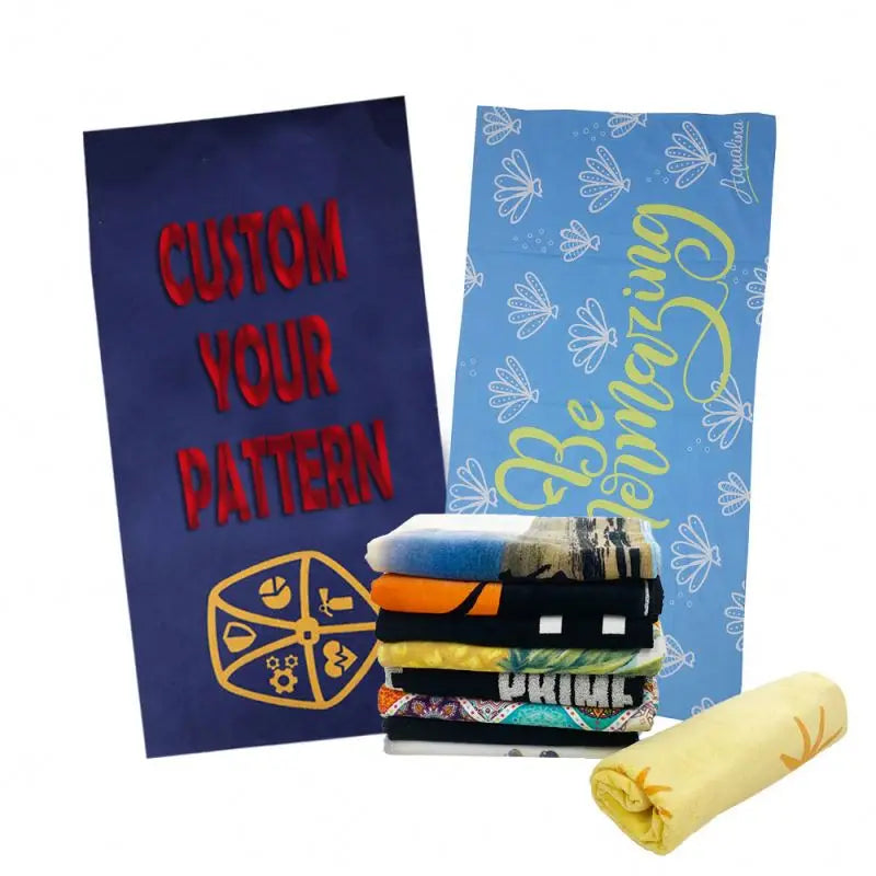 For Sale Personalized Custom Beach Towels Wholesale Hotel Bath Towel Custom Photo Printing Beach Towel