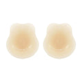 Cat Ear Shape Design Silicone Breast Lift Cover Push-Up Sticky Invisible Nipple Pasties