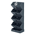 Prosperplast Mini Cascade vertical planter made of anthracite-colored plastic 19.5 (length) x 11.4 (width) x 47.5 (height) cm