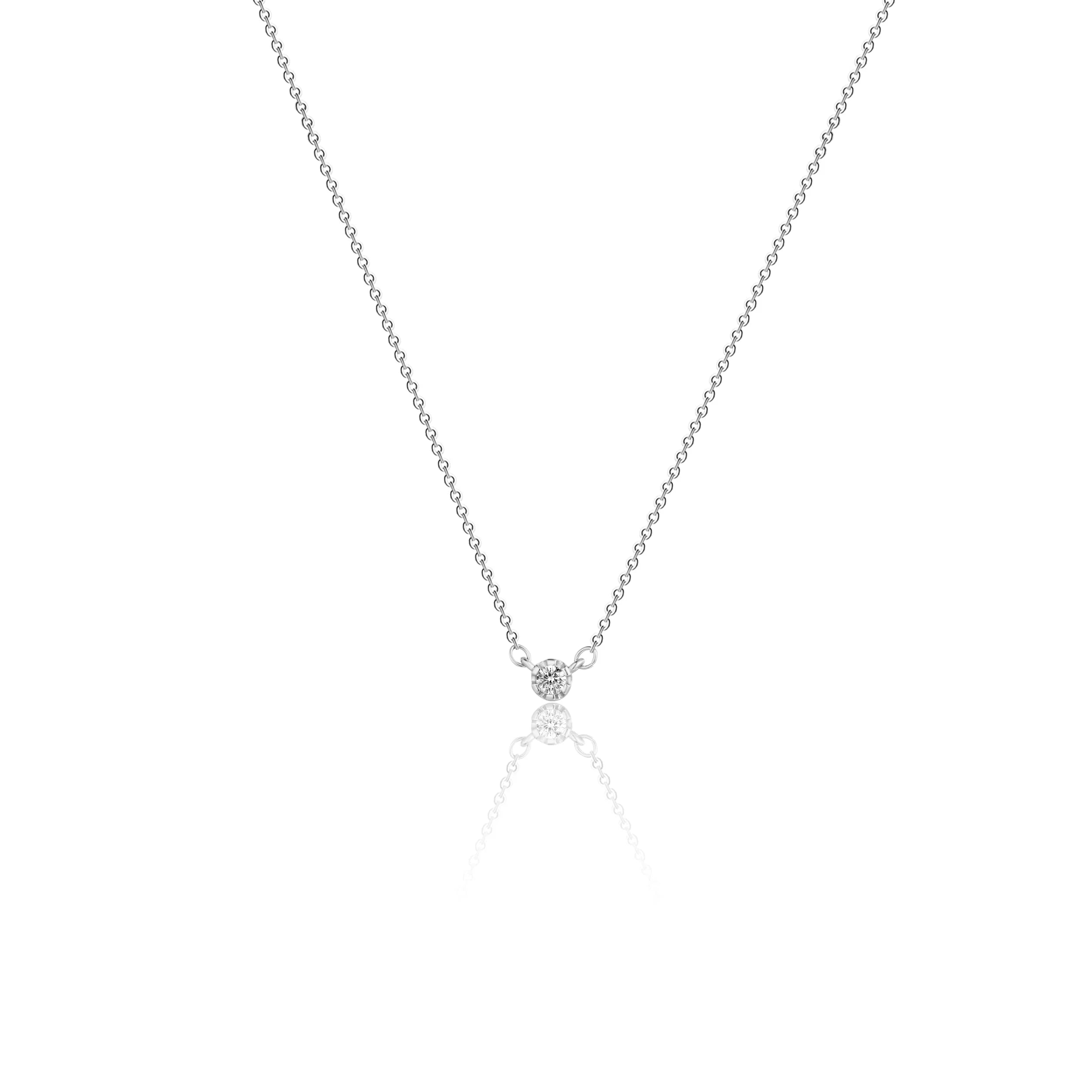 925 Silver Plated Zircon Necklace for Women Sparkling Trendy & Fashionable Hot Selling Jewelry