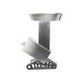 INBESTCAMP Portable Rocket Stove Folding Wood Burning Stove Baffled Fuel Hopper Multi-Fuel Camp Stove Compact Camping Stove