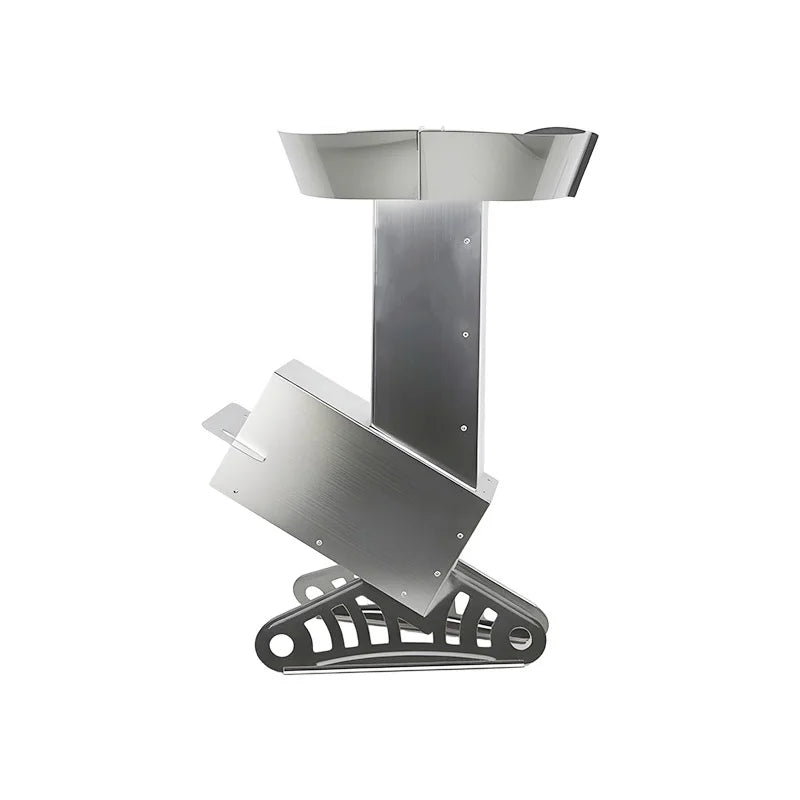 INBESTCAMP Portable Rocket Stove Folding Wood Burning Stove Baffled Fuel Hopper Multi-Fuel Camp Stove Compact Camping Stove