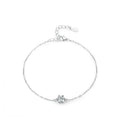 SL1659 925 Sterling Silver Classics Round Sparkling Clear CZ Chain Type Bracelet for Women Wedding Engagement Jewelry Gifts