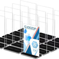 A4-A7 Acrylic Menu Stand Clear PS Material Price Tag Holder Modern for Advertise Label Poster Sign Paper Brochure Display Stand