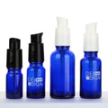 Luxury Green Glass Skin Care Serum & Face Cream Pump Bottles 10ml 20ml 30ml 50ml Custom Color