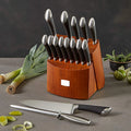 15-piece Stainless Steel Knife Set for Easy Cleaning and Maintenance of Chef Knife Kitchen Cutter High Quality Cutting Tool