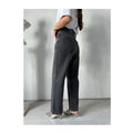 Women's Casual Breathable Cotton Straight Jeans Regular Denim Trousers Cute Summer Eco-Friendly High Waist Belt Everyday Outfits