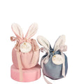 Velvet Easter Bags Cute Bunny Gift Packing Bags Dropshipping Rabbit Chocolate Candy Bags for Wedding Birthday Party Decoration