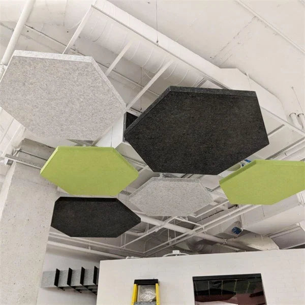 Polyester Fiber Acoustic Panel Acoustic Ceiling Hanging Panels Sound Absorbing Acoustic Cloud Baffles