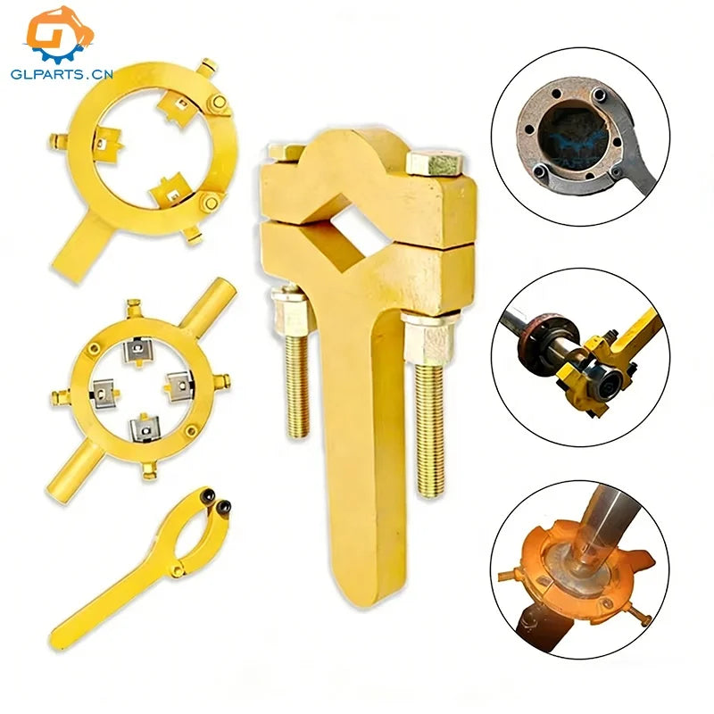 Universal Cylinder Removal Tool Adjustable Cylinder Repair Tool hydraulic Cylinder Disassembly Workshop Tool