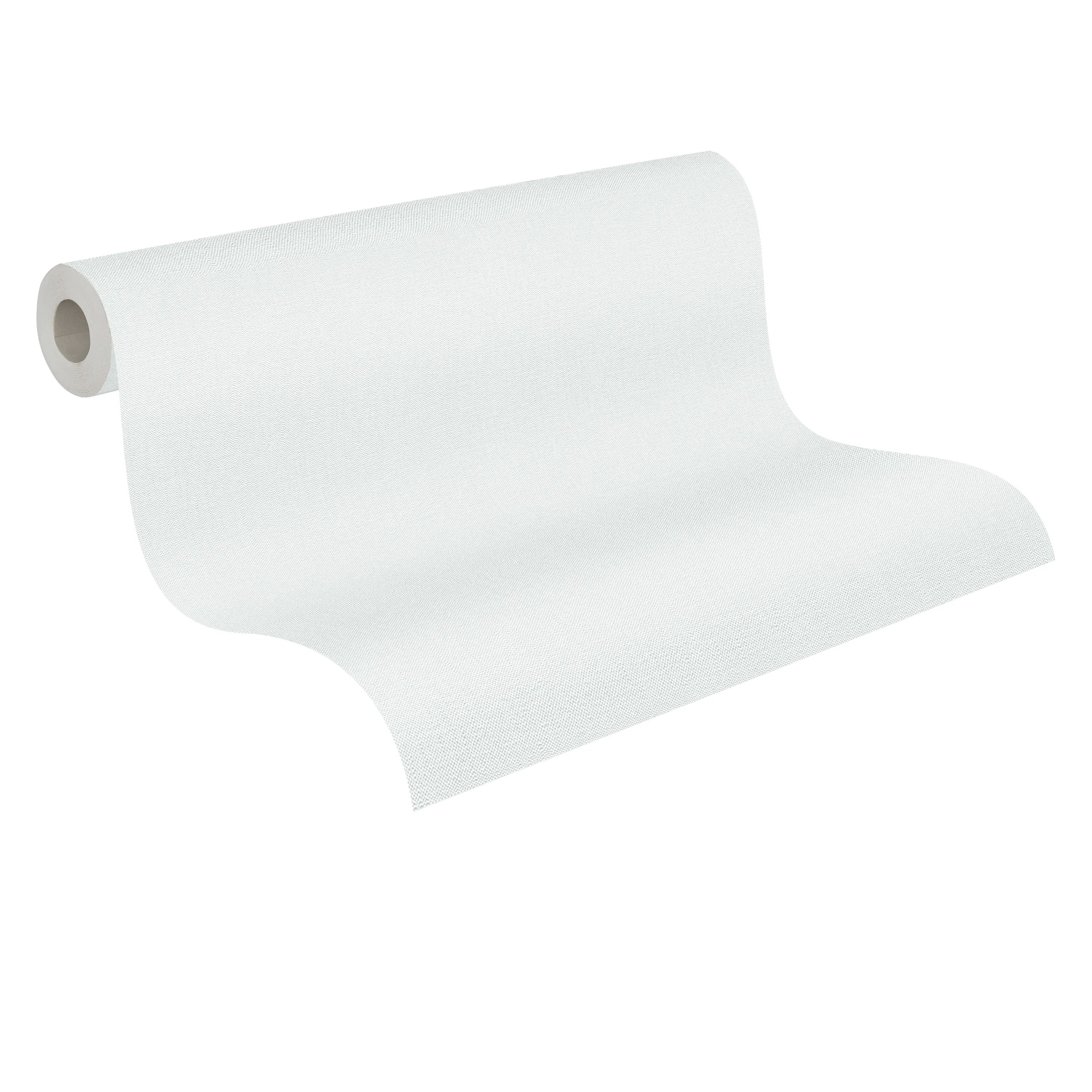 Made Germany Solid Plain White Non Woven Vinyl Modern Wallpaper Rolls-Highly Wash-Resistant Light Resistant Living Room Hotel