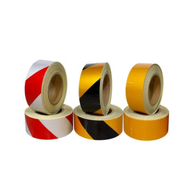 HASUC Untearable Self-Adhesive Vinyl Flexible Traffic Plastic Reflective Glass Beads High Visibility Sign Sheeting Film 0.1mm