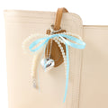 New Arriving Creative New Ribbon Pearl Bowknot Pendant Bag Accessory Phone Case Keychain Pendant Jewelry