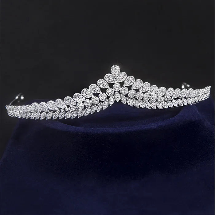 MOQ 2pcs Wholesale Jewelry Women Hair Accessories Bridal Crown Wedding