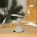 New Arrival Christmas Ornament Santa Claus Xmas Decora Glass Tree Customized Color/Size/Shape Customized Logo Gift Box Packaging