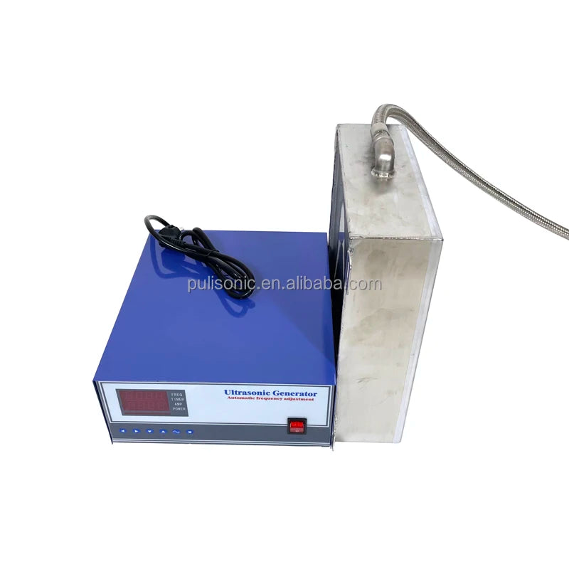 900W 28K Immersible Ultrasonic Transducer Plate for Ultrasonic Water Tank Cleaning Automotive and Aerospace Components