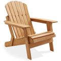 Modern Patio Garden Foldable Colorful Outdoor Wood Folding Airondack Chair for Courtyard