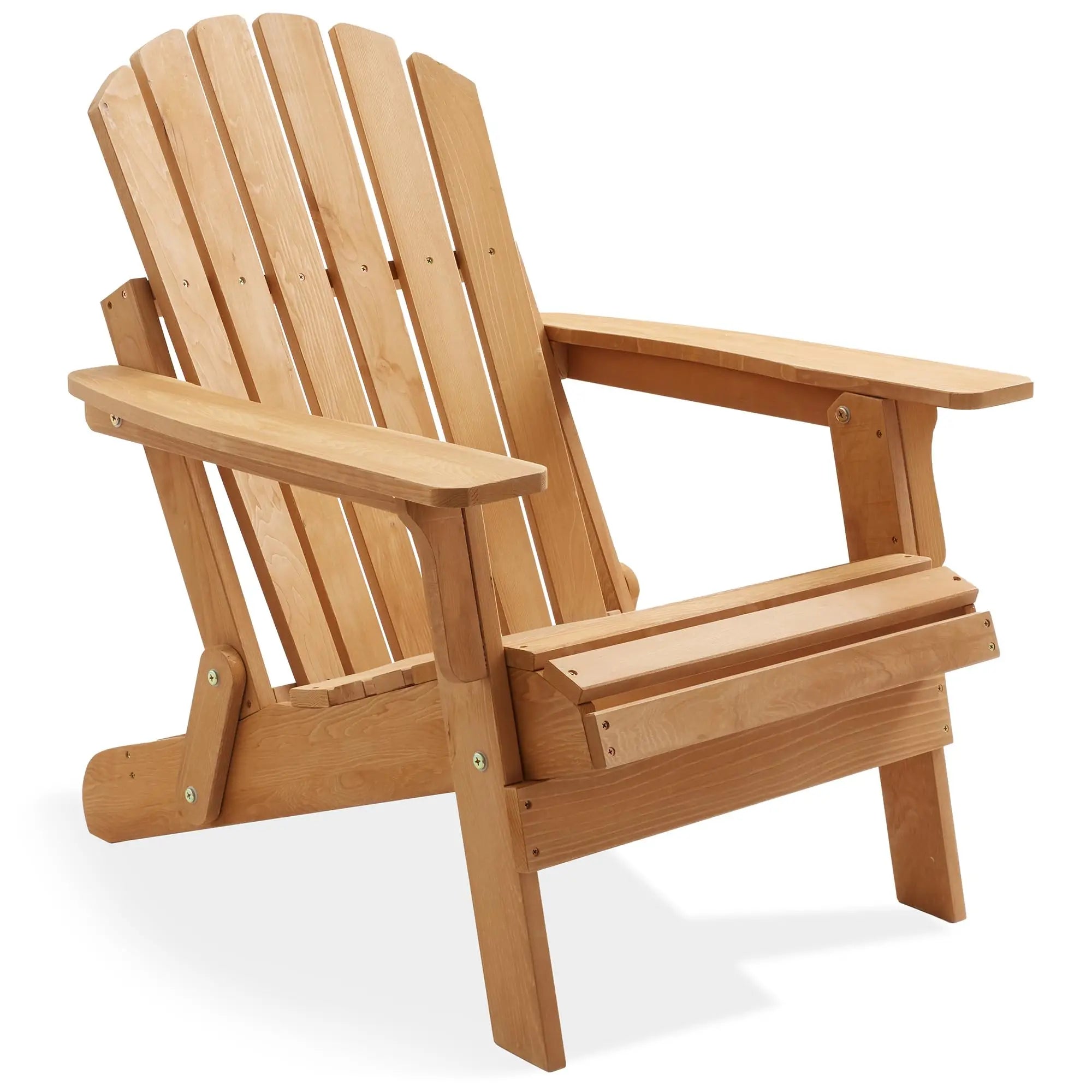Modern Patio Garden Foldable Colorful Outdoor Wood Folding Airondack Chair for Courtyard