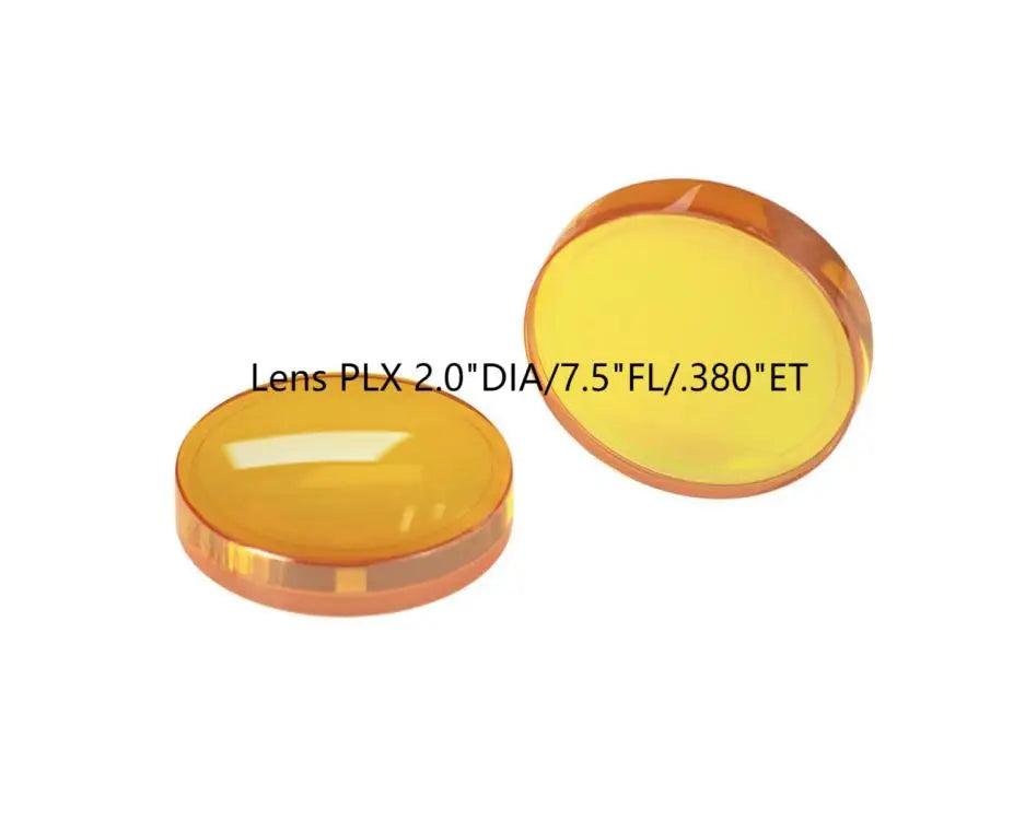 New APC CO2 Focusing Lens DIA2"50.8mm/FL7.5"190.5mm/0.380"9.65mm ET 6021801CO2 for Amada CO2 Laser Cutting Machine