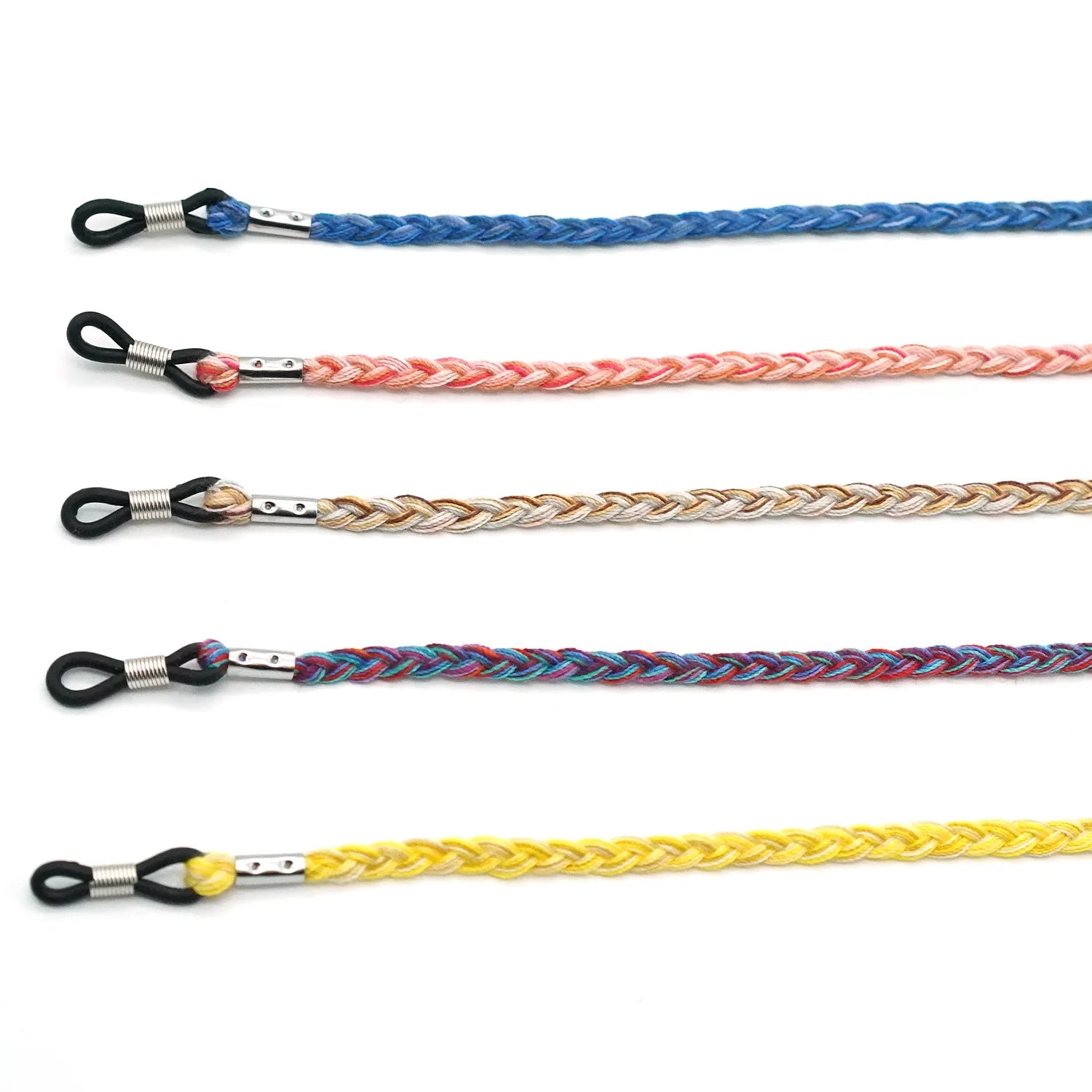 Wholesale Bohemia Boho Polyester Handmade Twisted Braided Fashion Eye Glasses Cord Eyewear String Rope for Eyeglasses