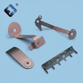 Precision Zinc Plated Steel Stamping Components Custom Anodized Aluminum Fabrication Sheet Metal Bending Fixing Brackets