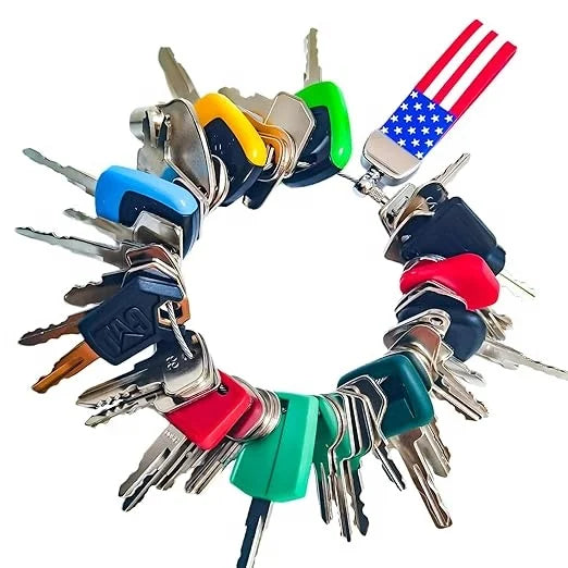 Muti Type Heavy Equipment Key Set for CAT John Deere Case Hyster JCB #WL-44KS
