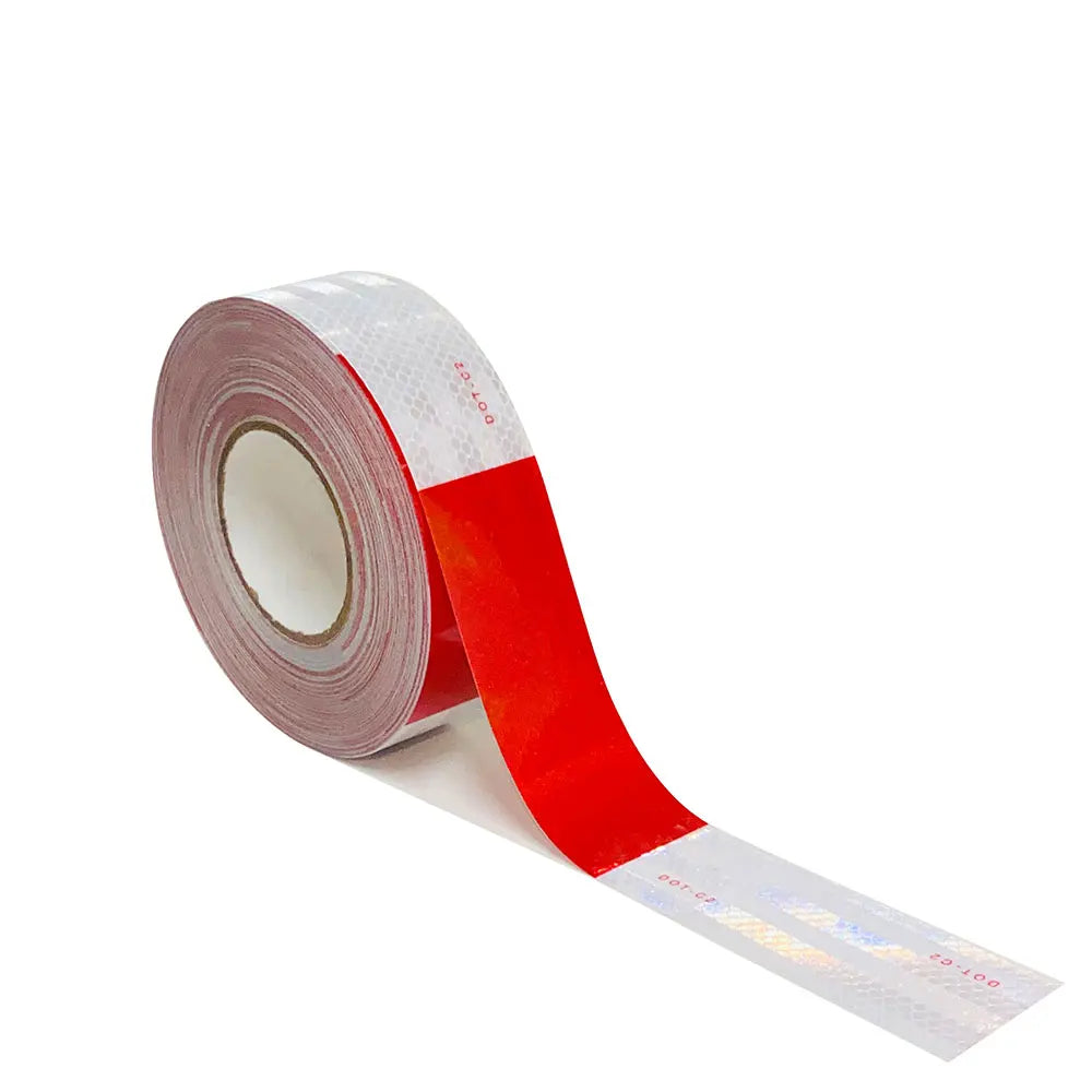 PET/PVC Red White Waterproof License Plate Grade Reflective Sheeting with Warning Customizable Length and Free Samples